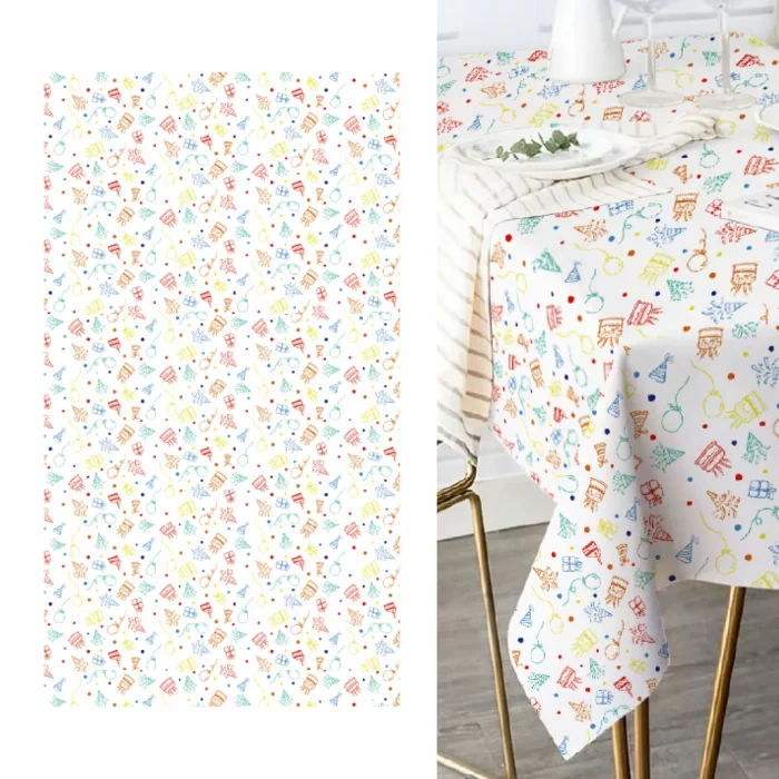 Toalha de Mesa de Madeira de 137*243cm