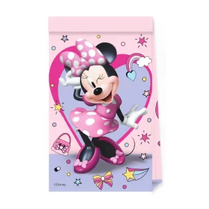 Perfeito para embalar presentes ou guardar objetos pequenos com estilo Minnie.