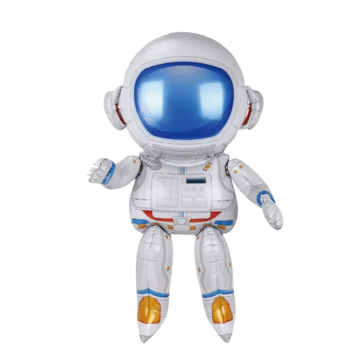 Balão de alumínio 4D formando um astronauta intrigante e divertido