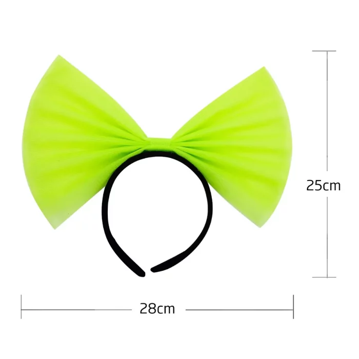 Esta bandolete verde é perfeita para animar qualquer festa. Feita com cabeça de areia dura