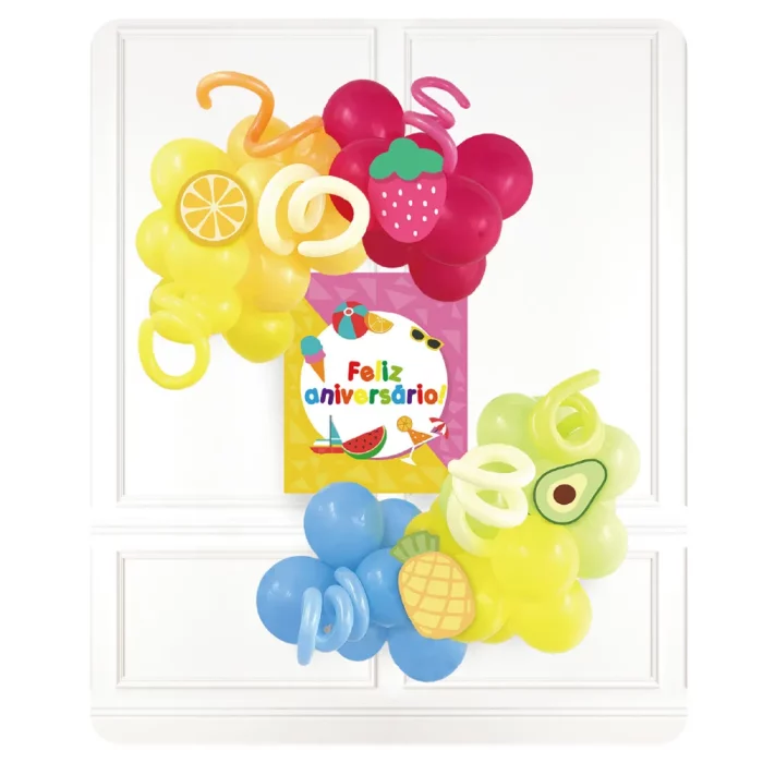Este kit de guirlanda de balões de 58 peças é a decoração perfeita para qualquer aniversário.Composta por uma variedade de balões de diferentes cores e tamanhos