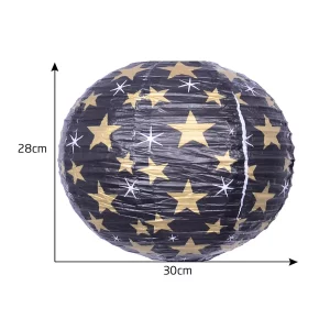 Lanterna de papel de alta qualidade: Design elegante de cinco estrelas