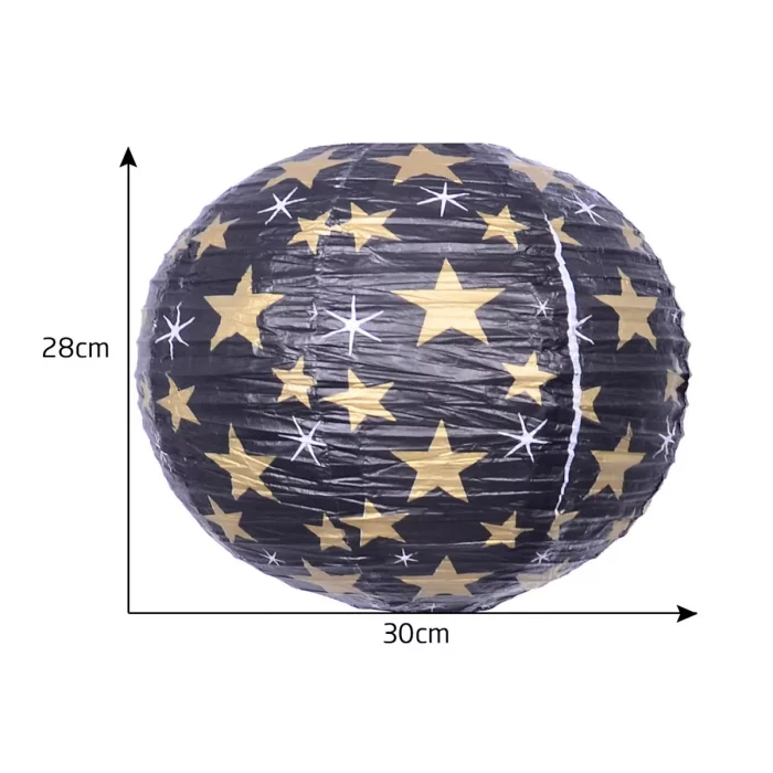 Lanterna de papel de alta qualidade: Design elegante de cinco estrelas