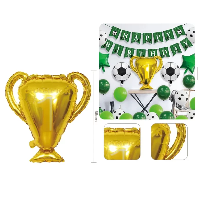 Balão Mylar em forma de troféu