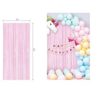 Decoração perfeita para festas com design de macarons rosa