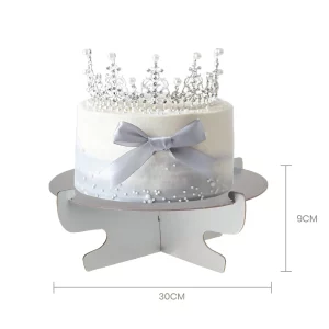 Suporte de bolo de aniversário único de 30cm