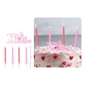 Embalagem de 10 velas perfeitas para festas de aniversário