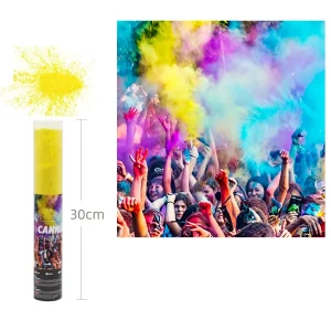 Canhão de pó Holi reutilizável