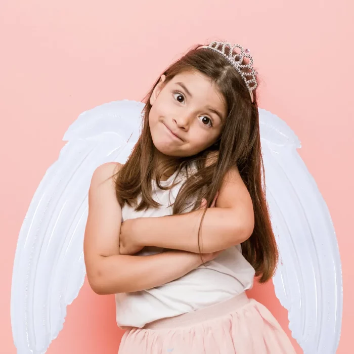 Balão de aniversário temático com design único de asas de anjo