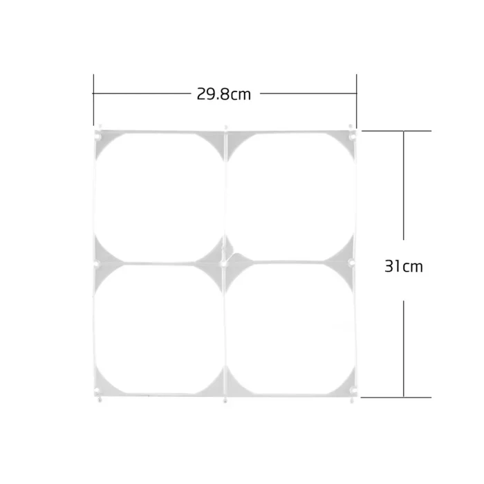 Painéis de malha prontos para uso: incluídos no pacote estão 10 painéis quadrados para balões.Fácil de usar: estes painéis de balões são projetados para facilitar o cultivo de balões para decorações festivas. Pacote com 10 painéis práticos para balões