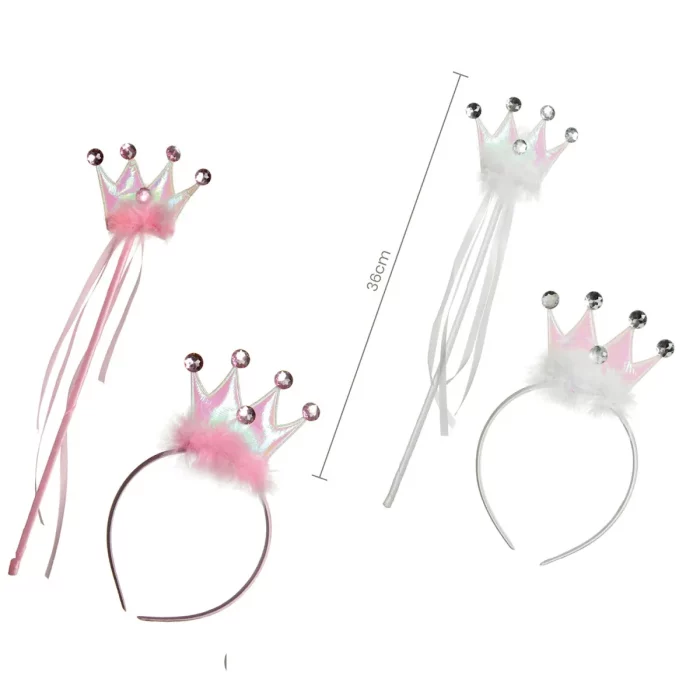 Este luxuoso kit de coroa de aniversário inclui 2 peças