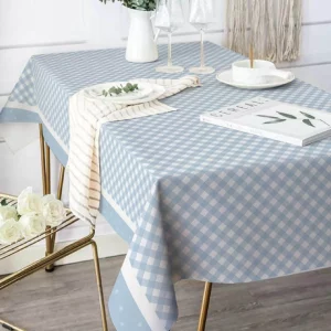 Toalha de mesa azul elegante para uma variedade de ocasiões