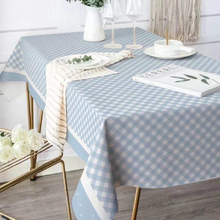 Toalha de mesa azul elegante para uma variedade de ocasiões