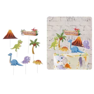 Kit ideal para festas de aniversário com temática de dinossauro