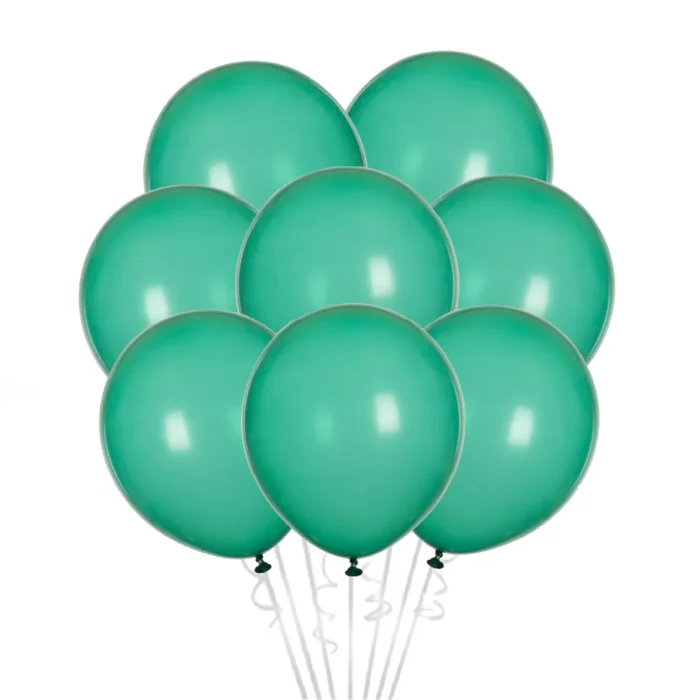 Balões de látex de alta qualidade com acabamento brilhante para um toque de elegância às suas festividades de aniversário.O pacote inclui 8 balões de 12 polegadas na cor verde.Perfeitos para qualquer tipo de ocasião