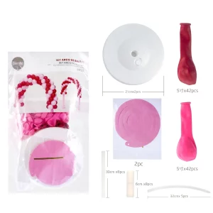 Este kit arco de balões de 84 peças é perfeito para todas as suas necessidades de decoração de festas;A cor vermelha vibrante vai dar um toque de cor e diversão à sua festa; Kit de arco de balões vermelhos. Composto por 84 peças