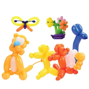 Pacote econômico - 100 balões coloridos de modelagem para animar qualquer festa de aniversário.Cores vibrantes - Uma variedade de cores para criar uma atmosfera divertida e festiva.Brinque e crie - Ótimo para modelagem e criação de formas divertidas.  Pacote de 100 balões coloridos vibrantes