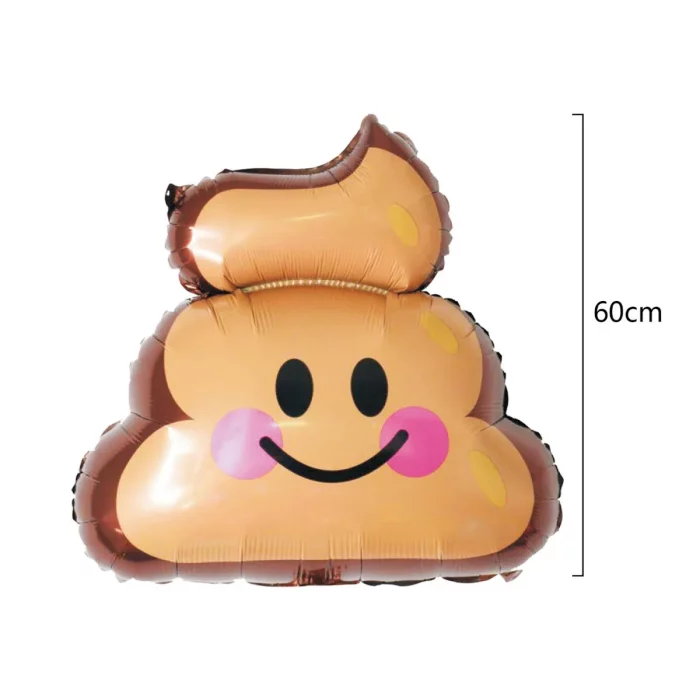 Balão de alumínio de alta qualidade com ícones emoji vibrantes e populares