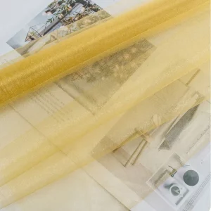 Rolo de Tule Dourado 61# de alta qualidade