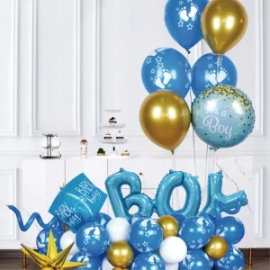 O Kit de Balões para Aniversário inclui uma variedade de 51 peças para tornar a sua festa mais festiva e colorida. Perfeita para a decoração do evento