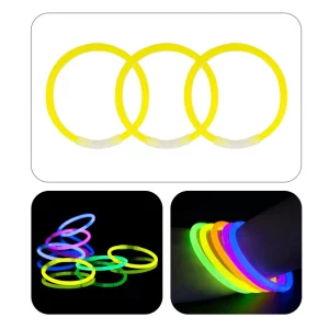 Pulseira luminosa em pacote triplo