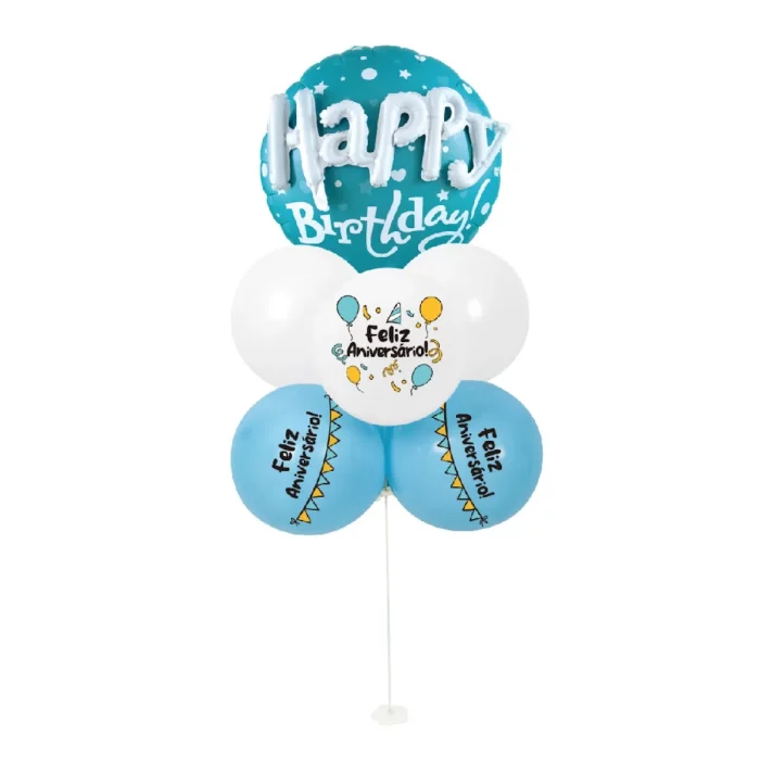 Decore sua festa com este kit de balões azuis