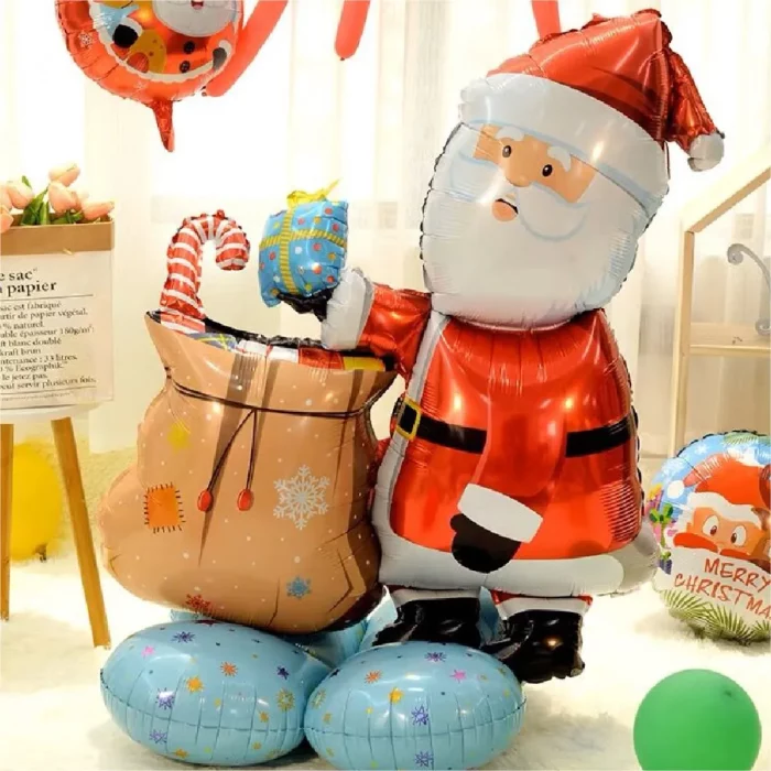 Deixe o Papai Noel flutuar com estilo neste Natal com este suporte de base em 3D.