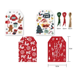 Conjunto de 6 unidades de pingentes de Natal