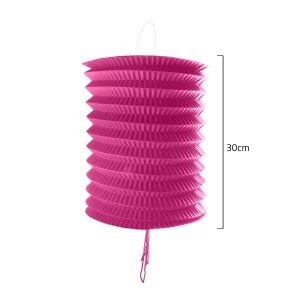 Lanterna de papel fucsia de 16cm