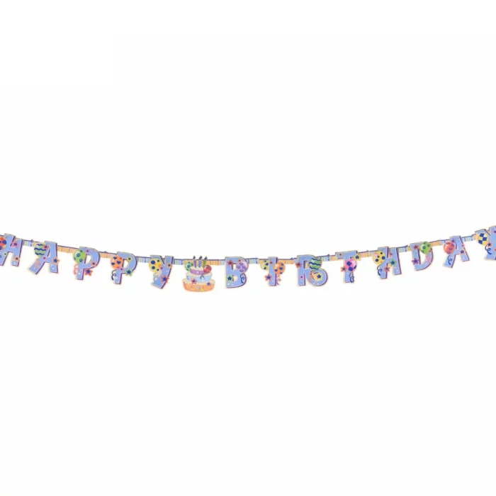 Esta Grinalda de Aniversário Azul é perfeita para celebrações