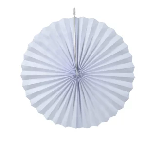 Rosetas de papel branco de alta qualidade perfeitas para aniversários. 2. Tamanho grande de 40cm para uma aparência impactante.