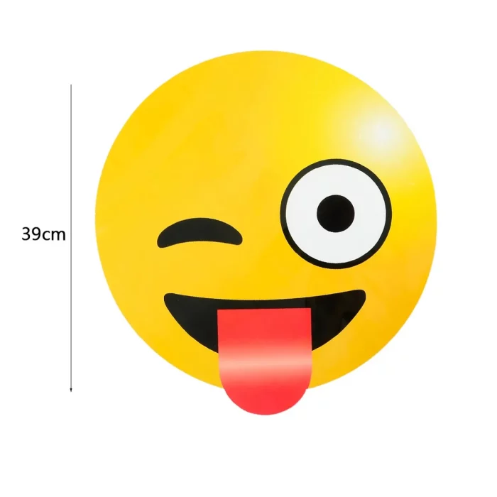 Este pack possui plaquinhas de festa com tamanho de 39cm