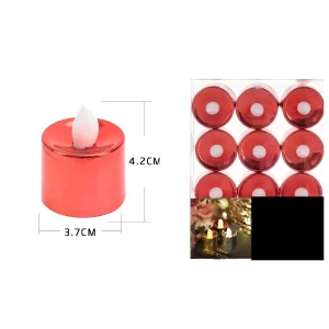 Esta vela elétrica vermelha é perfeita para criar uma atmosfera festiva com seu brilho vibrante e seguro para crianças e animais de estimação.Sua cor vermelha rica adiciona uma camada de sofisticação ao qualquer decoração de festa. Vela elétrica vermelha majestosa