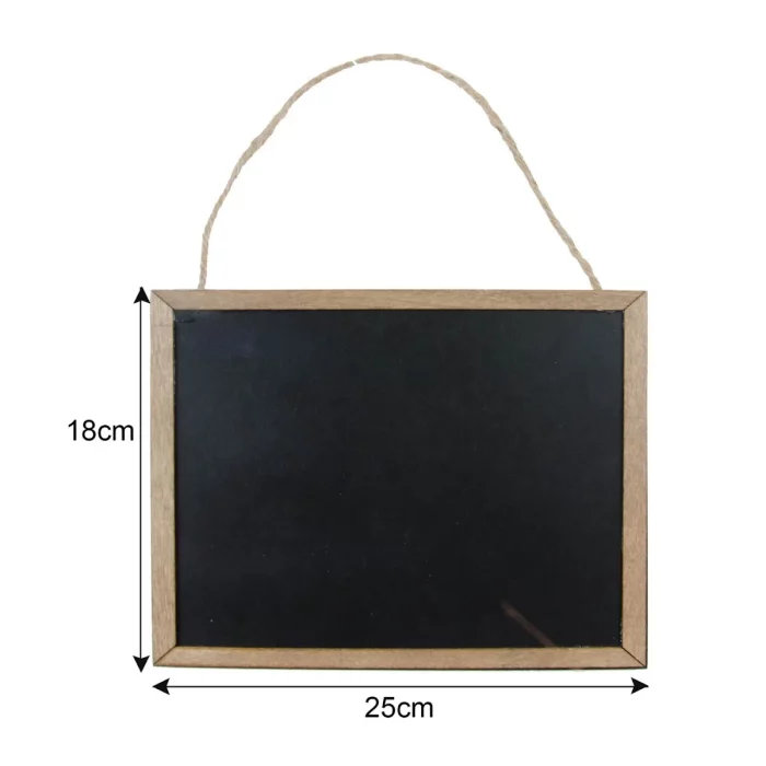Este Mini Quadro Preto tem o tamanho perfeito de 25*18 cm