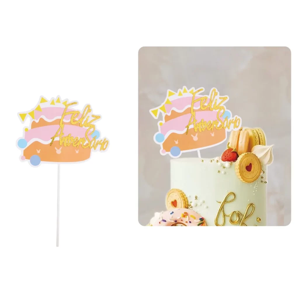 Topo de bolo perfeito para celebrações de aniversário