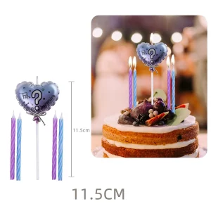 Vela de Aniversário de Estrela Dourada