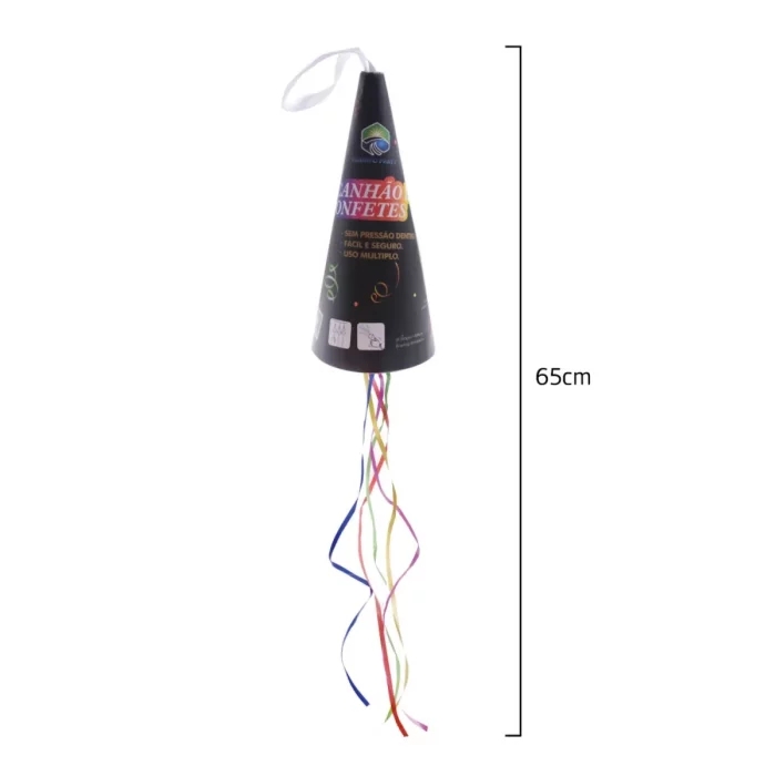 Este canhão de confete GD-B001 traz diversão explosiva para festas com seu confete colorido. É fácil de usar e garante uma celebração inesquecível.Cada embalagem vem com um canhão