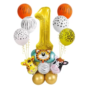 Este kit de balões coloridos vem em um conjunto de 22 peças em várias formas animais e números. Ótimo para aniversários e comemorações.Os balões são multicoloridos oferecendo alegria e diversão para qualquer evento. Kit com 22 Balões coloridos