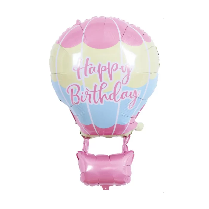 Balão de aniversário de alumínio premium 52*80 cm