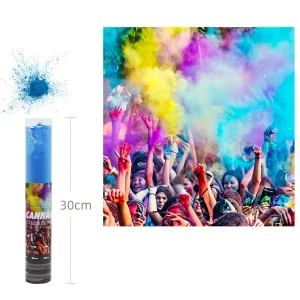 Este Canhão de Pó Holi de 30cm aprimora qualquer comemoração