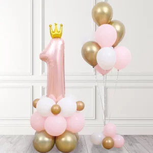 Este kit de balões rosa é perfeito para comemorações de aniversário