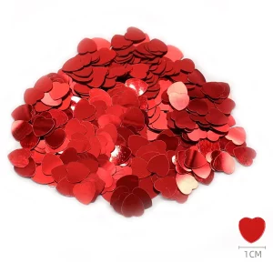 Esses confetes vermelhos em formato de coração são perfeitos para qualquer celebração.Cada pacote contém 15g de confetes