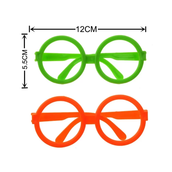 Estes óculos de aniversário em estilo cartoon são perfeitos para animar qualquer festa. Seu design circular distintivo os torna um acessório de festa encantador e único.Vendidos em embalagens de uma unidade