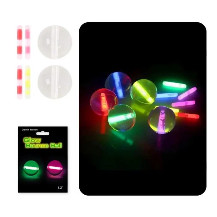 Divirta-se com a bola elástica luminosa