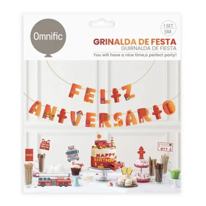 permitindo-lhe escrever a mensagem 'Feliz Aniversário'.As cores vibrantes e atraentes darão vida a qualquer espaço de festas