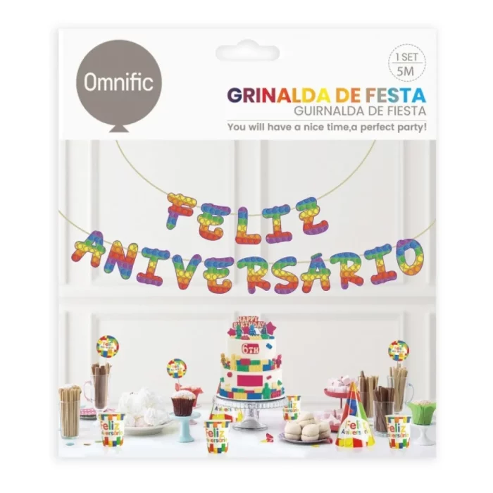 Contém 16 peças por pacote