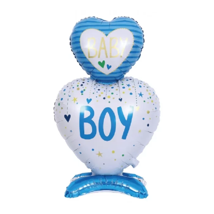 Balão de alumínio premium de alta qualidade em formato de coração.O design do coração azul é a decoração perfeita para todas as festas e eventos.Tamanho grande (62cm x 110cm) para um impacto visual impressionante.É fácil de inflar e reutilizar. Grande balão de coração azul feito de alumínio. Ideal para decoração de festas e eventos.