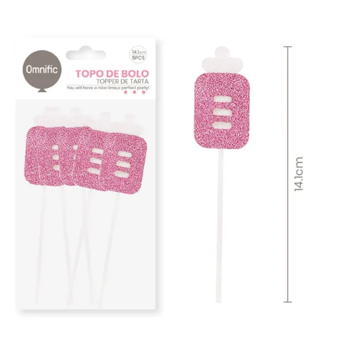 perfeito para celebrações de aniversário e aniversários.Cada topo de bolo tem 14 cm