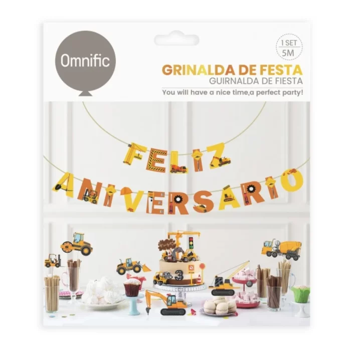 ideal para celebrar aniversários e aniversários.O pacote contém 16 letras coloridas formando a mensagem 'Feliz Aniversário'.Perfeito para adicionar um toque festivo a qualquer celebração. Decore suas festividades com esta grinalda colorida de 16 peças 'Feliz Aniversário'. Ideal para qualquer celebração!