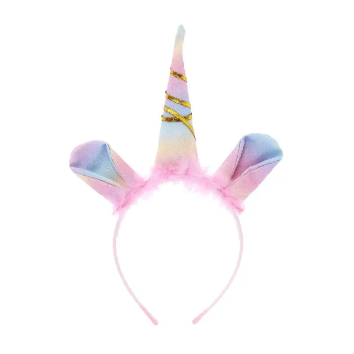 Bandolete de Unicornio é uma adição mágica para qualquer festa ou celebração. Esta bandolete apresenta um desenho de um adorável unicórnio com detalhes em brilhantes e cores vibrantes